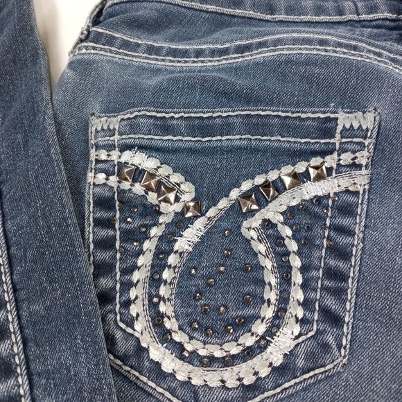 Big Star Liv style women's 27R vintage mid rise stretch bootcut jean 5 pocket - Picture 3 of 16